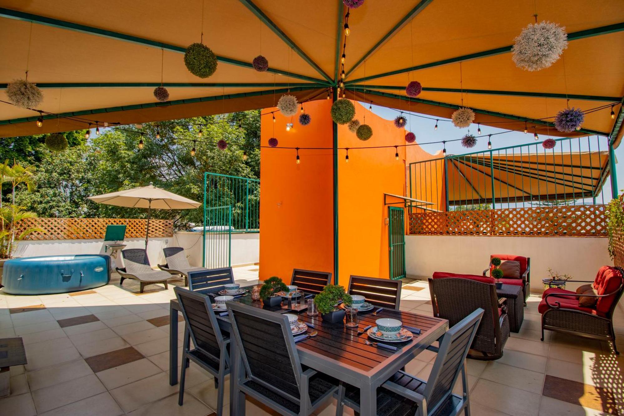 Вілла New! Bamboo Rooftop Куернавака Екстер'єр фото
